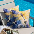 thumbnail image 5 of Spring Dragonfly Throw Pillow Cover Pastoral Dandelion Floral Cotton Linen Cushion Cover Throw Pillow Case with Invisible Zipper for Couch Sofa Bed Chair Car 26x26 Inch, 5 of 14