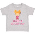 thumbnail image 3 of Inktastic Future Lacrosse Star Girl Girls Toddler T-Shirt, 3 of 5