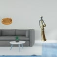 thumbnail image 2 of Cesta De Frutas Y Plato De Pan Con Escultura De Mujer Tribal Africana, Figura Decorativa Para Escritorio, Armario Y Regalo De Inauguración De La Casa., 2 of 8