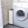 thumbnail image 4 of 42L Rolling Laundry Hamper, Ultra-Thin Foldable Laundry Basket, Dirty Clothes Bag, Narrow Rolling Laundry Box, 4 of 5