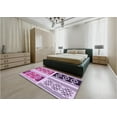 thumbnail image 4 of Ahgly Company Indoor Rectangle Patterned Blossom Pink Area Rugs, 8' x 12', 4 of 6