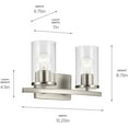 thumbnail image 7 of Kichler Lighting - Crosby - 2 Light Bath Vanity-8.75 Inches Tall and 15.25, 7 of 7