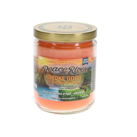 Smoke Odor Exterminator 13oz jar candle, Peace River Limited Edition