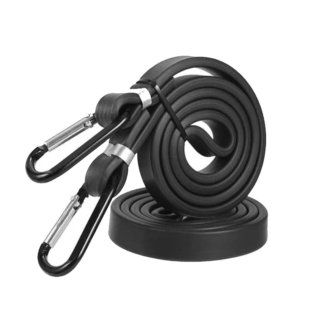 Bungee Cords with Carabiner Hooks, 2pcs 100cm Bungee Strap for Bike