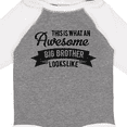 thumbnail image 4 of Inktastic This is What an Awesome Big Brother Looks Like Boys Long Sleeve Baby Bodysuit, 4 of 5