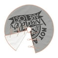 thumbnail image 3 of Kll Not All Who Wander Are Lost2 Christmas Tree Skirt 30",Party Decorations Farmhouse For Christmas Decorations Holiday Party, 3 of 8