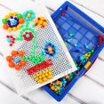 thumbnail image 2 of 296 Pegs Little Painter Children Kid Gift Creative Picture Toy Environmental Protection Peg Art Drawing board, 2 of 6