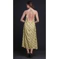 thumbnail image 2 of Bimba Geometric Women Printed Backless Long Halter Neck Beachwear RayonÂ&nbsp;Dress-Small, 2 of 6