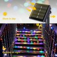 thumbnail image 2 of Epicgadget Solar Flexible Copper Wire String Lights, 72FT 200 LEDs Waterproof Super Bright Solar Lights with 8 Lighting Modes Decorative Lights for Outdoor Christmas Garden Wedding Tree (Multicolor), 2 of 7