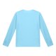 thumbnail image 5 of Cowsor Girl's Crew Neck Solid Color Sweatshirts with No Hood Casual Color Block Long Sleeve Pullover Tops, 5 of 7
