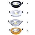 thumbnail image 3 of Bearachild Cocina Sala de estar 3W Alto brillo Techo Downlight Oficina Bar Foco de aluminio montado empotrado ajustable Iluminación y accesorios Oro, 3 of 6