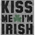 thumbnail image 2 of Kiss Me Im Irish Classic Saint Pattys Men's Graphic T Shirt Tees Brisco Brands M, 2 of 5