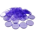 thumbnail image 1 of 100PCS/Set Plastic 19mm Chips Multi Color Markers Fun Family Club Children Game Supplies Counting Math Toys, 1 of 9