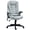 light gray, variant on 6 Point Vibrating Massage Office Chair with Heat, Linen High Back Executive Office Chair with Reclining Backrest, Armrests, Gray
