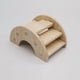 thumbnail image 2 of Columpio de madera maciza para hámster, casa para dormir, balancín, oso dorado, villa doble, suministros de juguetes para hámster, 2 of 4