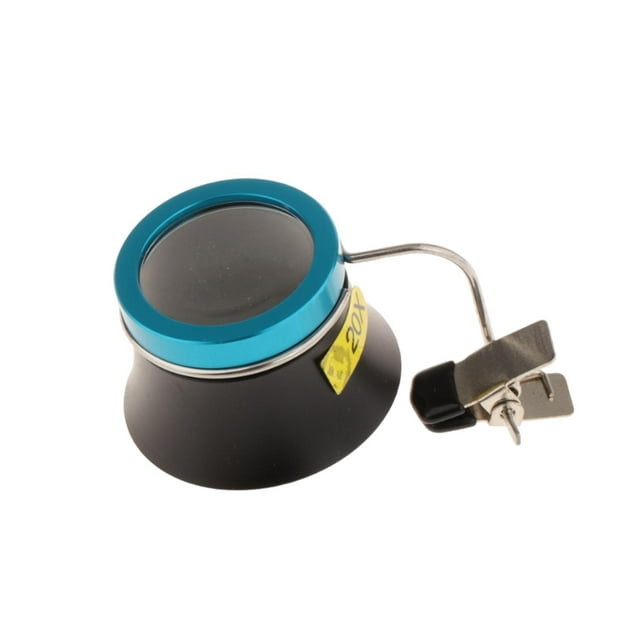 lionlar Loupe de Réparation de Montre Boucle Portable Loupe pour Réparation Électronique 20X