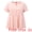 Light Pink, variant on DARING DIVA Women's Plus Gingham Tops Plaid Notch Neck Blouse 1X Navy Blue