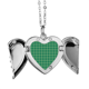 thumbnail image 1 of Verde blanco patron de rejilla decorativa Alas de ángel collar colgante regalo de moda Unbranded M, 1 of 3