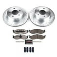 thumbnail image 3 of PowerStop Front Z36 Truck & Tow Carbon-Fiber Ceramic Brake Pad and Drilled and Slotted Rotor Kit Fits: JEEP Select Models K2152-36, 3 of 9