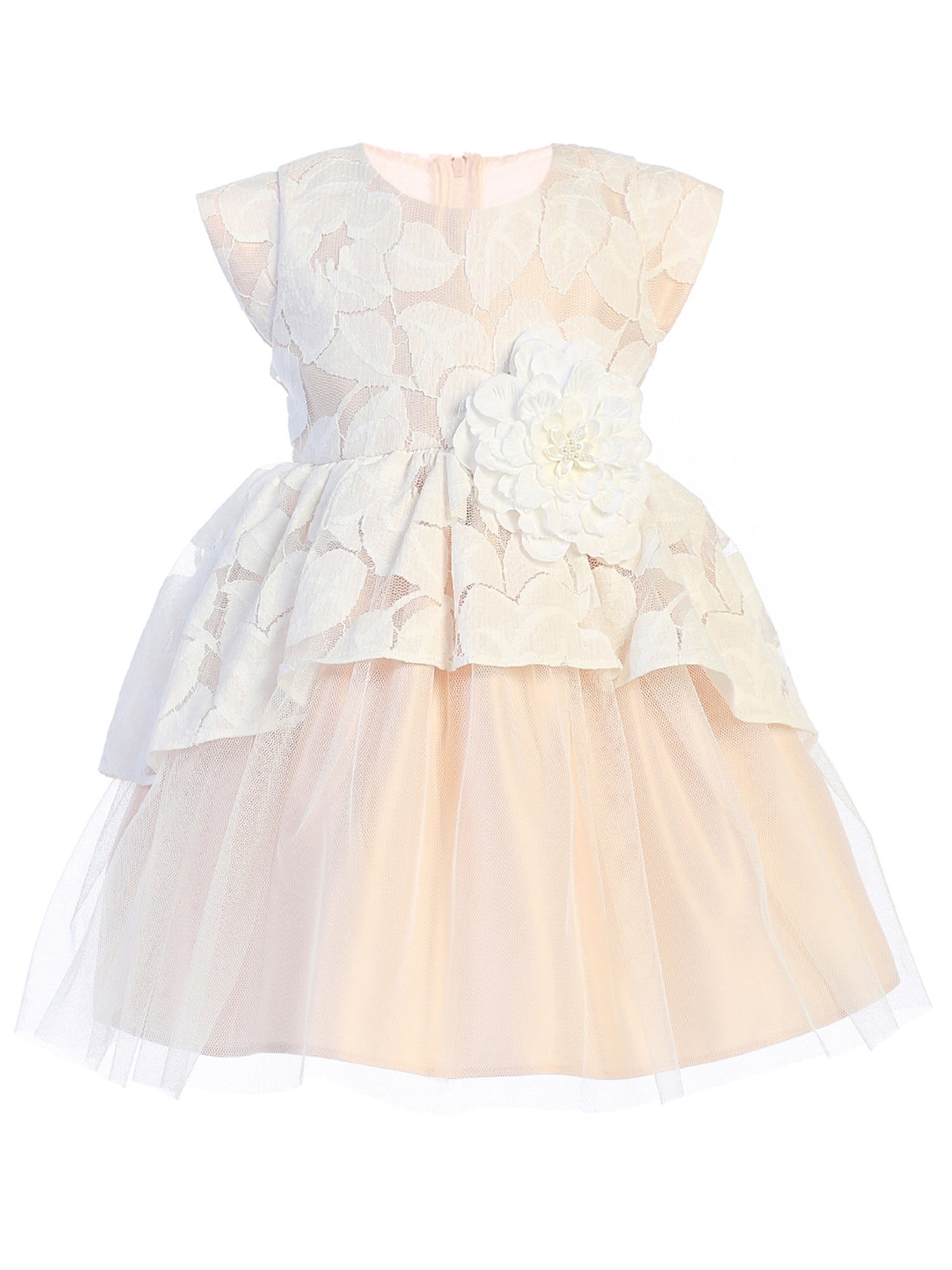 peplum dress for baby girl