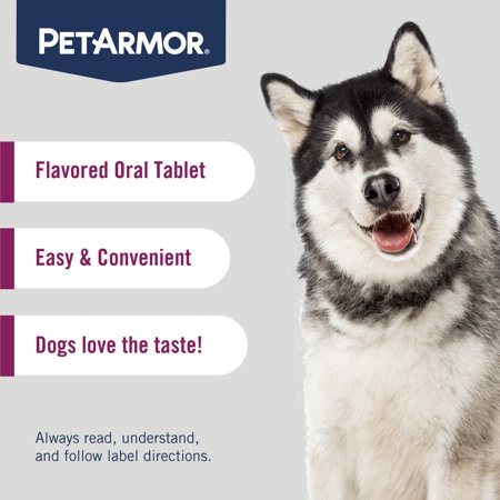 PETARMOR 7 Way De-Wormer (pyrantel pamoate and praziquantel) for Medium and Large Dogs, 25.1-200 lbs, Chewable, 2 Chewable Tablets - Image 8
