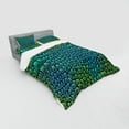 thumbnail image 3 of Ambesonne Animal Bedding Set 3 Pcs, Alligator Skin, Twin XL, Green Blue, 3 of 3
