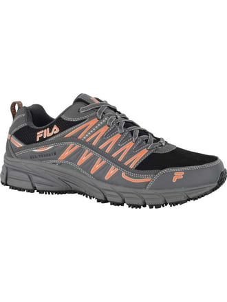 Fila Mens Memory Primeforce Slip Resistant Athletic Shoes 16W Short Fila Mens Memory Primeforce Slip Resistant Athletic Shoes 16W Short