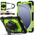 thumbnail image 1 of Funda Resistente a Golpes para Samsung Galaxy Tab A11, Funda Protectora de Silicona + Capa de PC Anti Caída con Asa Giratoria de 360°, Soporte, Correa para el Hombro, Amarillo, para Galaxy Tab A11, 1 of 8