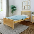 thumbnail image 1 of BEDSMART Solid Wood Twin Size Bed | Natural, 1 of 7