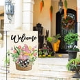 thumbnail image 2 of Double Sided 12x18 Inch Easter Garden Flag, Tulip Bunny Eggs Welcome Holiday Yard Flag for Outside Outdoor Decor, 2 of 7