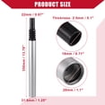 thumbnail image 4 of Unique Bargains Bicycle Seat Post Bike Seat for MTB Mountain Bike Durable Aluminum Alloy Iron 31.8x350mm Silver Tone, 4 of 6