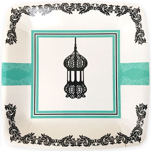damask paper plates