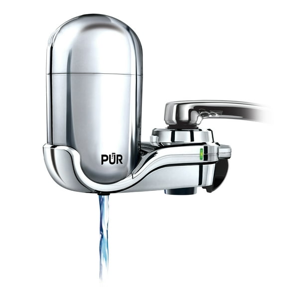 Pur Advanced Faucet Water Filter Fm 3700b Chrome Walmart Com