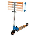 thumbnail image 4 of Adventure Force Folding Kids Scooter - Blue and Orange 100mm Wheels - 110 lbs Max Weight - 3+ Unisex, 4 of 7