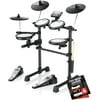 Donner Electronic Drum Sets for Beginner, with 272 Sounds, 4 Quiet Mesh Drum Set with Heavy Duty Pedals, Drum Sticks Storage Holder, Light Portable