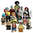 thumbnail image 1 of 15 Pieces/set One Piece Moc Series Luffy Chopper Ice Shanks Franky Minifigure Building Block Toys, 1 of 4