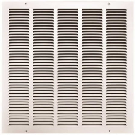 TruAire 170 20X20 20 in. x 20 in. White Stamped Return Air Grille