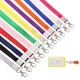thumbnail image 4 of 1Pcs Colorful Office Supplies Name Tag Hanging Rope Badge Holder Lanyard ID Card Holder Neck Strap Lanyards GREY, 4 of 8