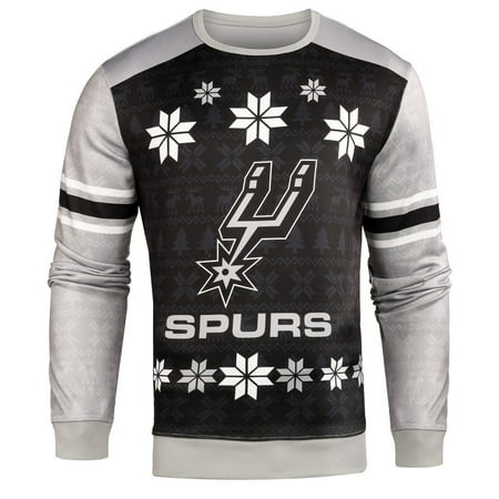 Forever Collectibles NBA Men's San Antonios Spurs Printed Ugly Sweater