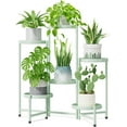 thumbnail image 1 of Large Plant Stand Indoor Wide Tall Corner Metal Plant Stands Outdoor for Multiple Plants Folding ed Flower Display Holder Rack Shelf, 1 of 7