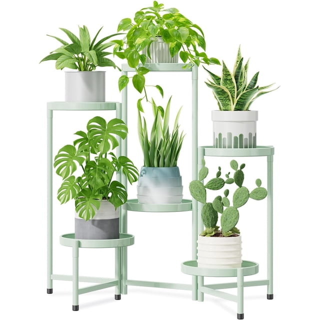 Large Plant Stand Indoor Wide Tall Corner Metal Plant Stands Outdoor for Multiple Plants Folding ed Flower Display Holder Rack Shelf