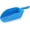 Blue-64 oz, variant on OWNTIDE Commercial Grade Polycarbonate Plastic Utility Ice Scoop, Clear, 64 oz
