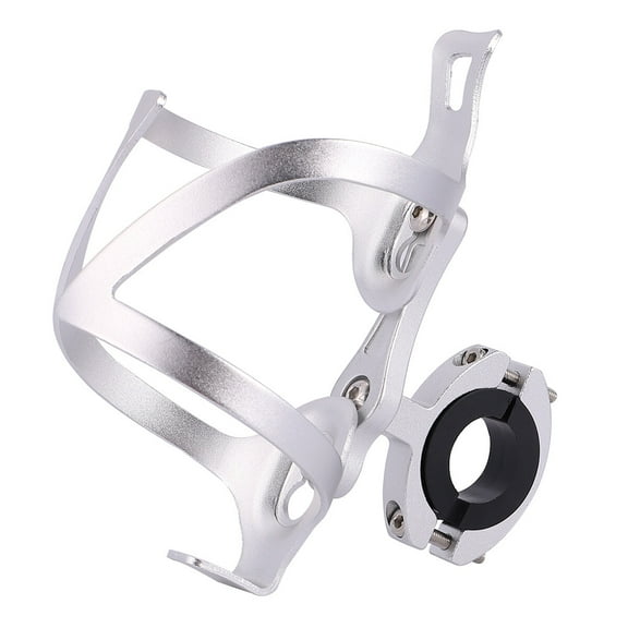 Toyvian 1Pc Silver Bottle Cage Bike Water Bottle Rack Durable Easy Install for Cycling