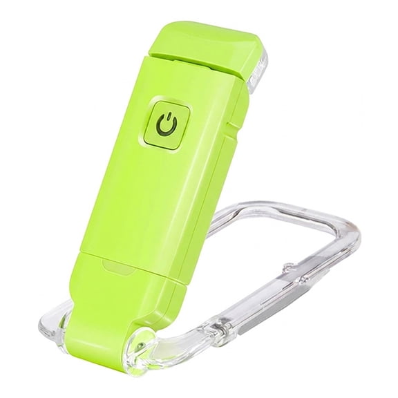 USB Rechargeable Book Reading Light with Clip, LED Clip on Book Light for Reading at Night, Flexible Booklight for Kids, Warm White, Brightness Adjustable for Eye Protection