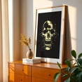 thumbnail image 3 of Scream II - Illustration Skull Creepy Gothic Spooky Abstract Line Art Moody Unframed Wall Art Print 4 x 6 inches, 3 of 60