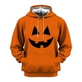 thumbnail image 3 of Norvella Mens Halloween Hoodies Pumpkin Print Long Sleeve Hooded Pullover Sweatshirts Casual Relaxed Fit Party Tops, 3 of 5