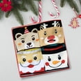 thumbnail image 6 of 4 Pairs Christmas Socks Cute Holiday Socks for Indoor Spring Fancy Christmas Style B, 6 of 8