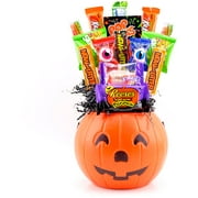 Sweets in Bloom Jack-o-Lantern Pumpkin Candy Gift Basket