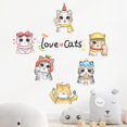 thumbnail image 3 of Vinilos decorativos Sincero de gatos para pared, 3 of 5