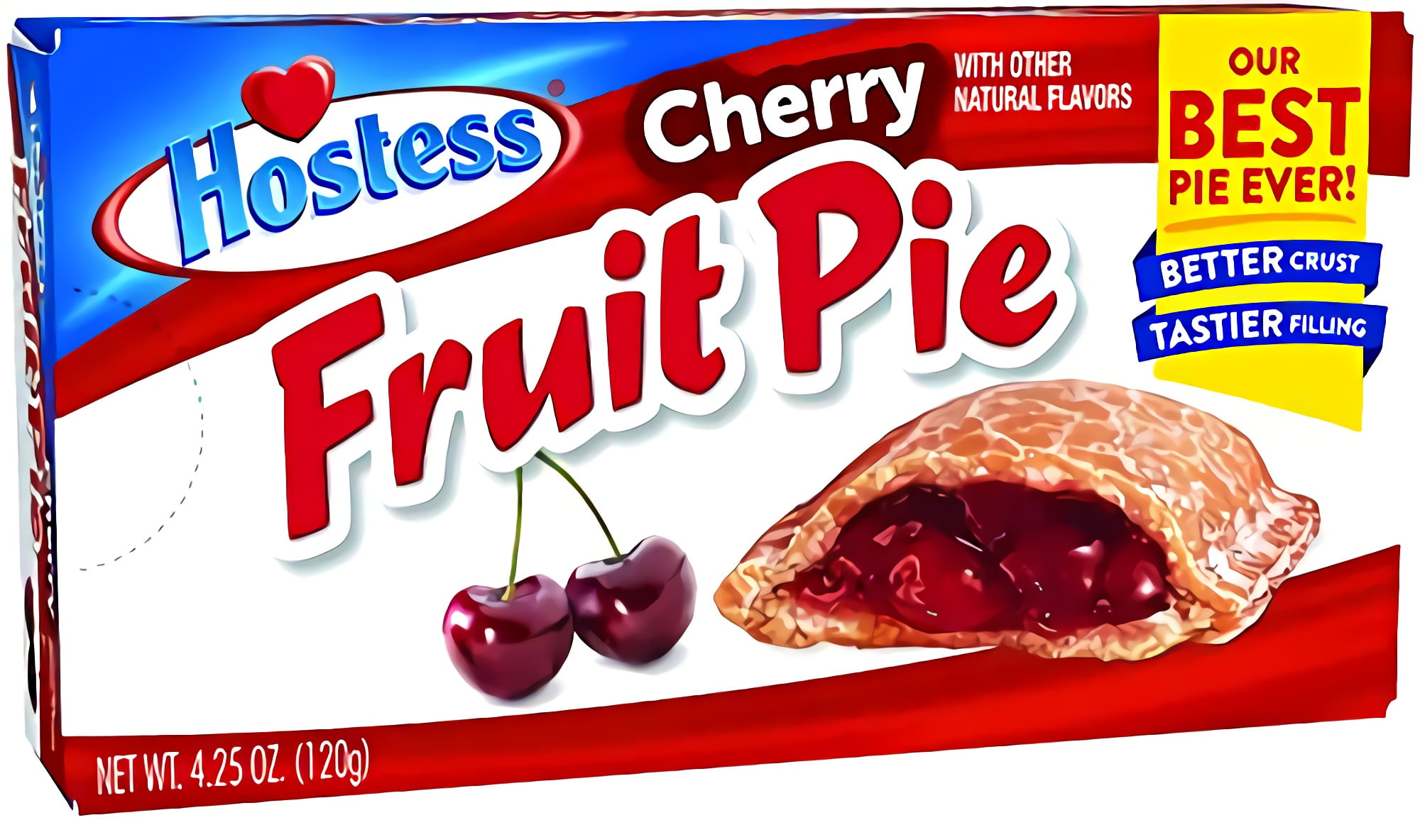 Tribeca Curations | Cherry Fruit Pies by Hostess, 4.5 Ounce, 8 Count